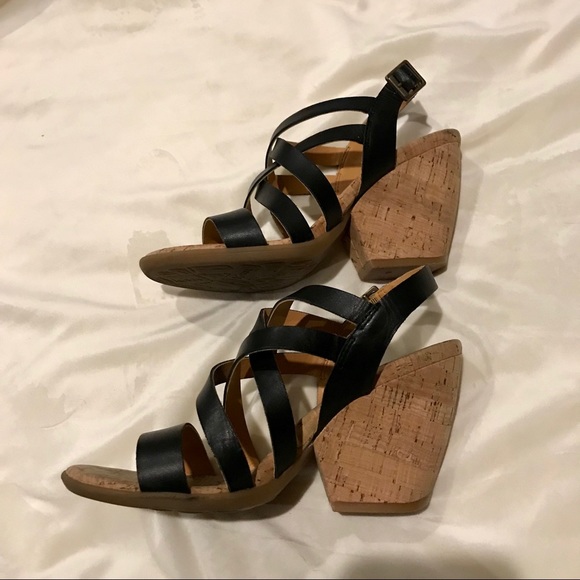 KorkEase Shoes Korks By Korkease Nedra Black Sandals Poshmark